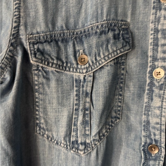 American Eagle Outfitters Blue Button Down Shirt - Picture 10 of 11